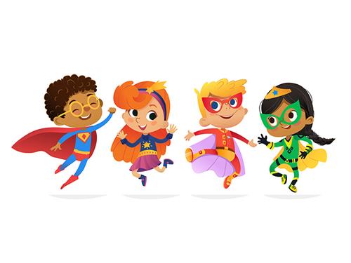 Superhero kids 